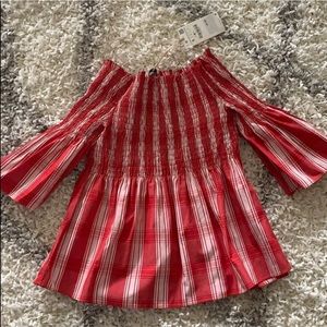 NWT Zara off the shoulder top